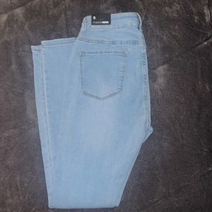 Brand new light blue fashion nova jeans size 9